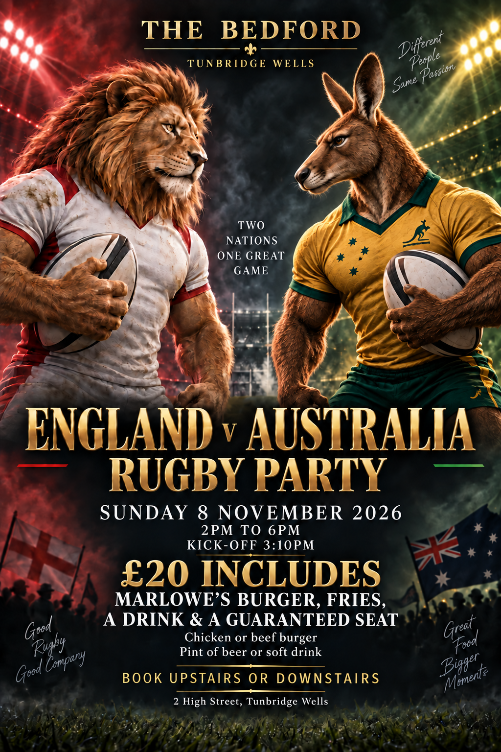 England v Australia at The Bedford