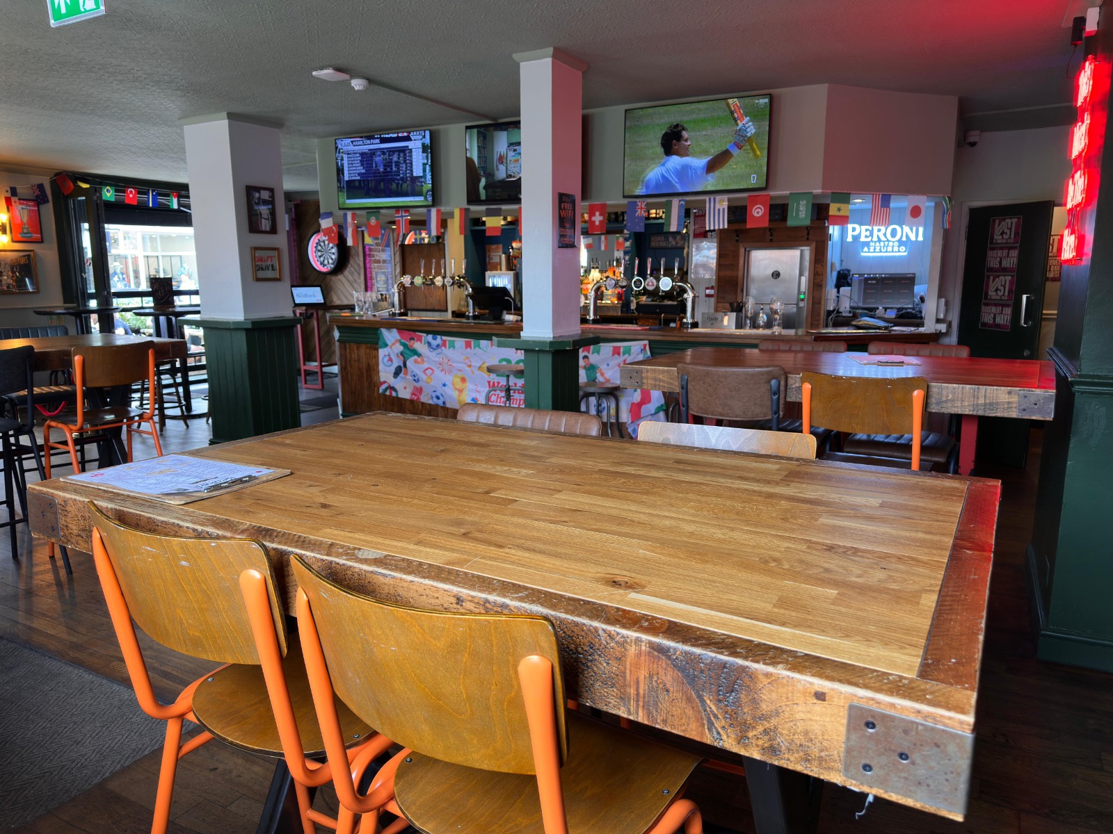 Bar Side High Table at The Bedford