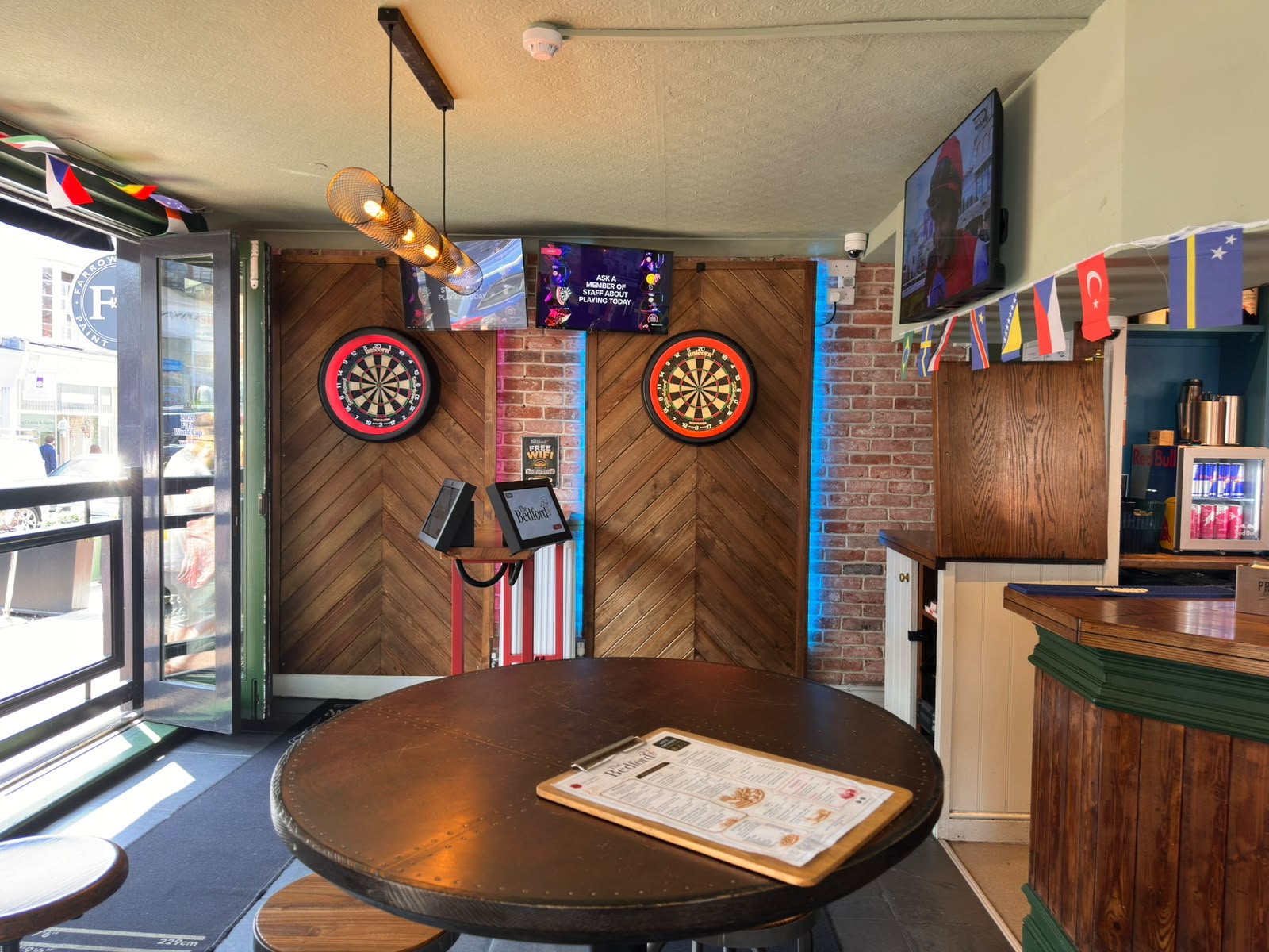 Darts Table 1 interactive darts at The Bedford