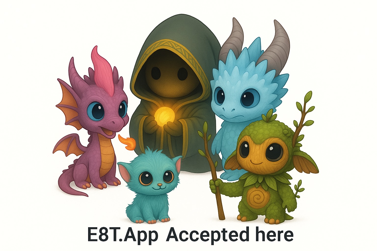 E8Ties Characters
