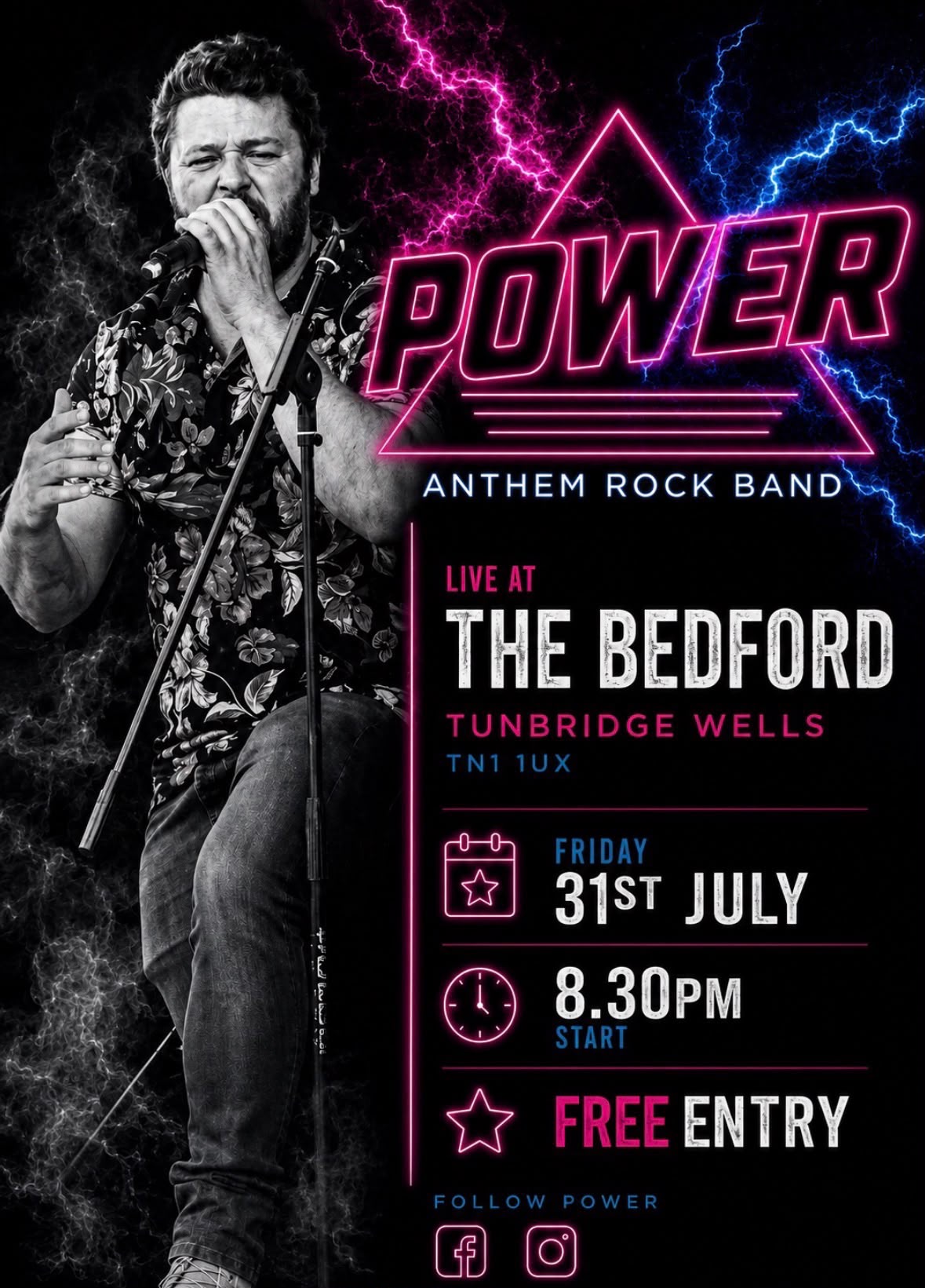 POWER anthem rock band live at The Bedford